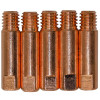 MIG Contact Tips 1.0mm MB15 Binzel Style Copper 5pcs - JEFTIPBZ15-1.0