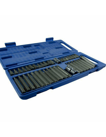 JEFDBS040 40pc Impact Driver Bit Set S2 Steel Hex Torx Screwdriver Bits