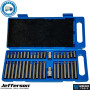 JEFDBS040 40pc Impact Driver Bit Set S2 Steel Hex Torx Screwdriver Bits