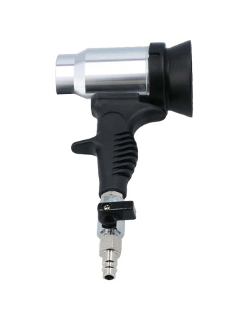 Heavy Duty Pneumatic Air Blow Gun with Rubber Nozzle + 10 Free Cleaning Wipes