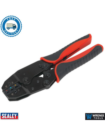 Sealey AK385 Insulated Terminal Crimping Tool Ratchet Type