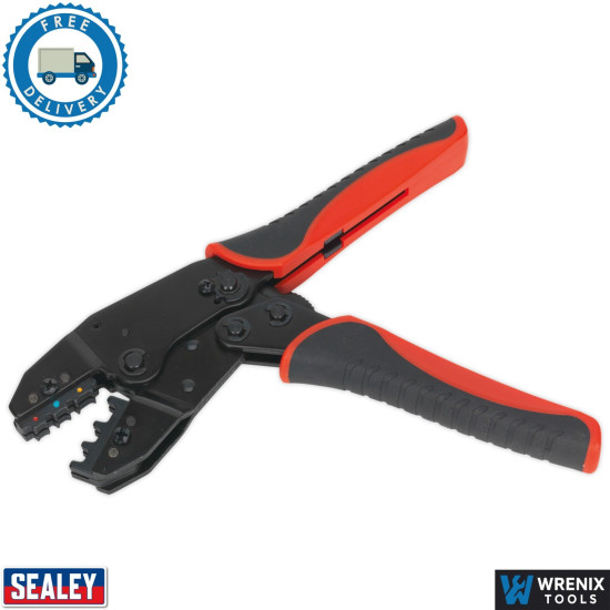 Sealey AK385 Insulated Terminal Crimping Tool Ratchet Type