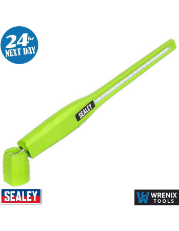 Sealey LED3604G Rechargeable 360° Slim Inspection Light 8W & 1W SMD LED - Green