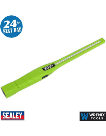 Sealey LED3604G Rechargeable 360° Slim Inspection Light 8W & 1W SMD LED - Green