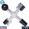 Sealey AK418 4-Way Battery Post Terminal Cleaner – Corrosion Removal Tool