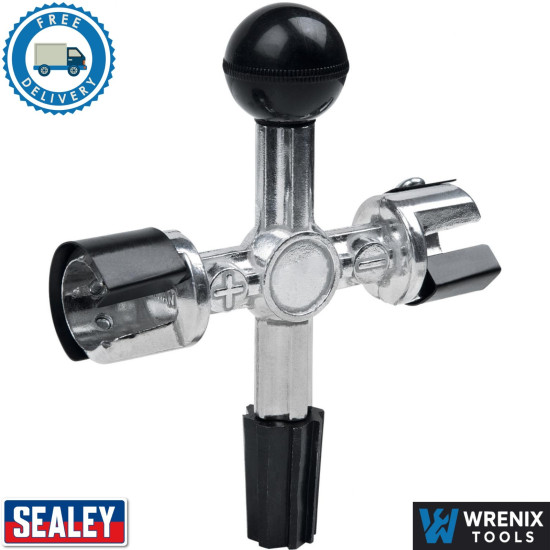 Sealey AK418 4-Way Battery Post Terminal Cleaner – Corrosion Removal Tool