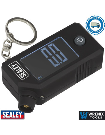 Sealey TSTPG12 Digital Tyre Pressure and Tread Depth Gauge with LED Display