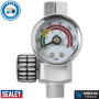 Sealey AR01 On-Gun Regulator Pressure Gauge Workshop Tool