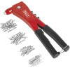 Sealey AK99 Heavy Duty Hand Pop Rivet Riveter Gun Plus 2.4mm,3mm,4mm,5mm Rivets