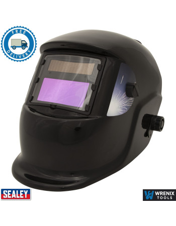 Sealey S01001 Professional Auto Darkening Welding Helmet shade 9-13 for safety