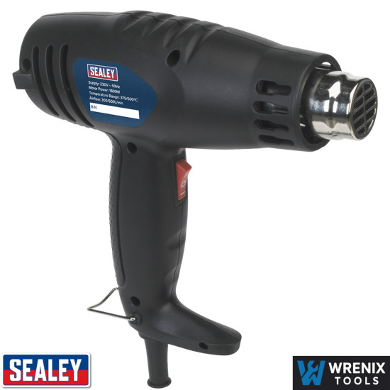 Sealey HS105 Hot Air Gun 1600W 2-Step Switch 375°C / 500°C Paint Stripping Heat