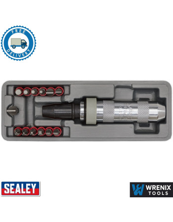 Sealey AK208 Impact Driver Set 1/2" Square Drive 15pc Premier Range