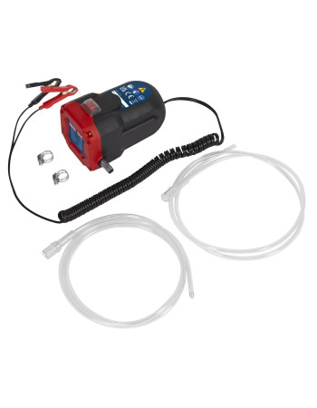 Sealey TP9312 Engine Oil & Diesel Transfer Pump 12V Battery Portable Size