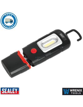 Sealey LED3601 360 Degree Rechargeable Inspection Light 3W COB Work Lamp