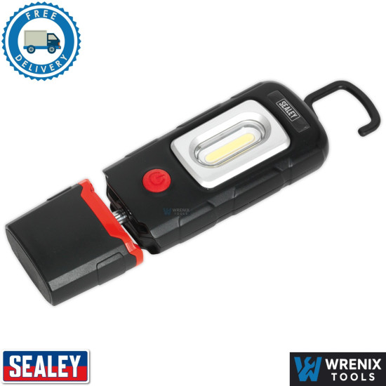 Sealey LED3601 360 Degree Rechargeable Inspection Light 3W COB Work Lamp