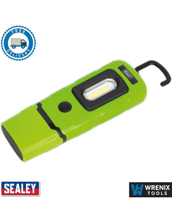 Sealey LED3601G 360 Degree Rechargeable Inspection Light 3W COB Work Lamp
