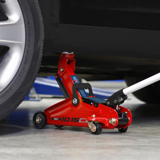 Sealey 1015CX 1.5 Tonne Short Chassis Trolley Jack Low Profile Car Lift Jack