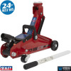 Sealey 1015CX 1.5 Tonne Short Chassis Trolley Jack Low Profile Car Lift Jack