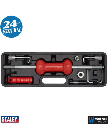 Sealey DP935B Professional Slide Hammer Kit 9pc Body Shop Car Repair Tool