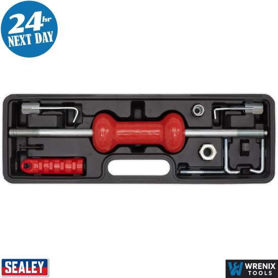 Sealey DP935B Professional Slide Hammer Kit 9pc Body Shop Car Repair Tool
