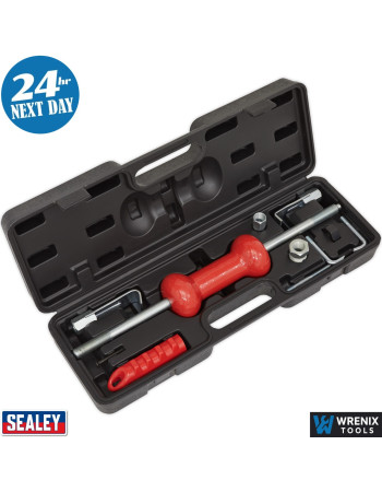 Sealey DP935B Professional Slide Hammer Kit 9pc Body Shop Car Repair Tool