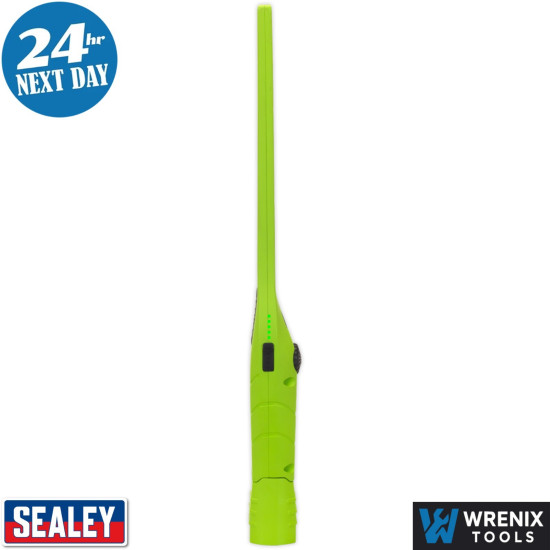 Sealey LED3604G Rechargeable 360° Slim Inspection Light 8W & 1W SMD LED - Green