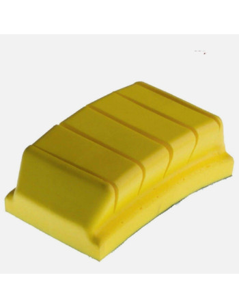 Flexible Softback Yellow Sanding Block Ergonomic Sanding Tool with Free Spreader