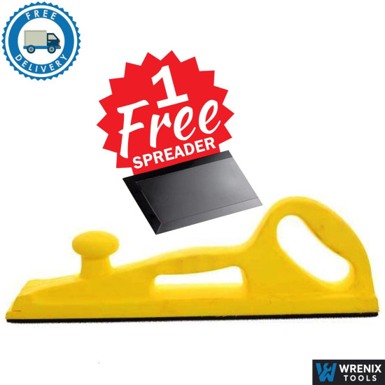 Long Hard Sanding Rubbing Block 70x400mm for Automotive Use with Free Spreader