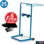 Heavy-Duty Floor Mounted Large Roll Wipes Dispenser + 5 Free Spreaders